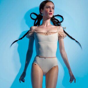 Just A Corpse JAC HEIDI’S off-shoulder camisole leotard edelweiss Size M